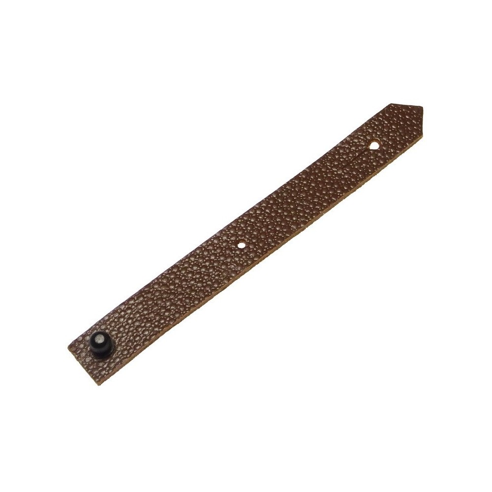 Spare leather strap with knop for bayonet frog, brown