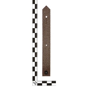 Spare leather strap with knop for bayonet frog, brown