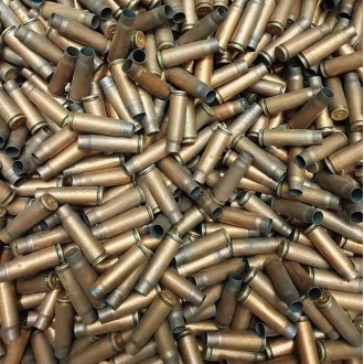 7,62x39 shells, steel, copper coating  - 100 pcs