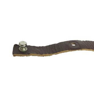 Spare leather strap with knop for bayonet frog, brown, Poland