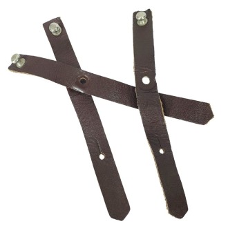 Spare leather strap with knop for bayonet frog, brown, Poland