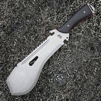 Machete Sapper, 65H13, leather scabbard