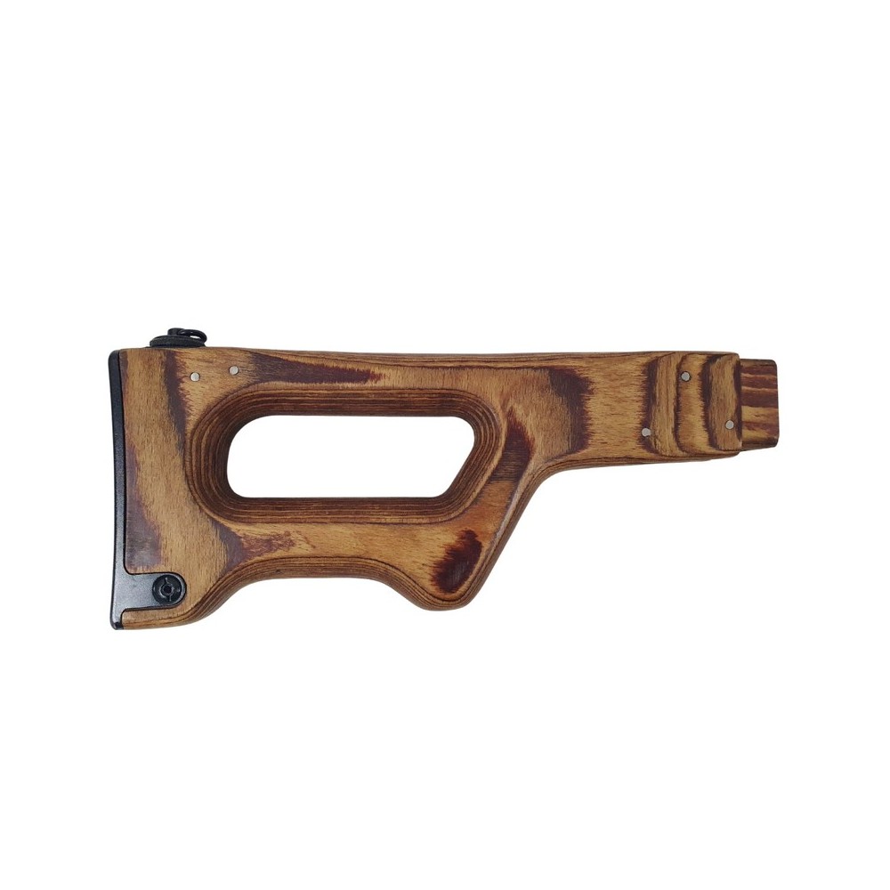 Wooden (plywood) buttstock for PK machine gun, early version Wooden (plywood) buttstock for PK machine gun, early version