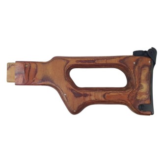 Wooden (plywood) buttstock for PKM machine gun, fitted to PK version