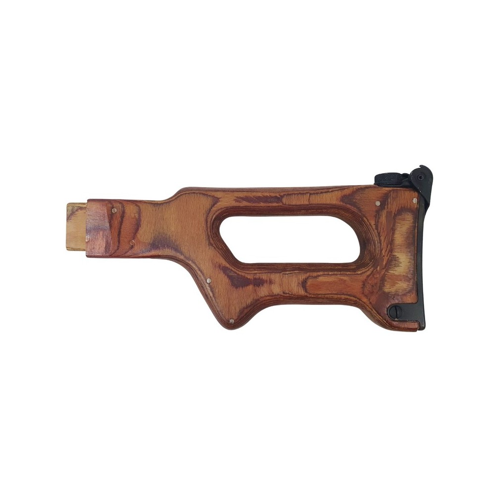 Wooden (plywood) buttstock for PKM machine gun, fitted to PK version Wooden (plywood) buttstock for PKM machine gun, fitted to PK version