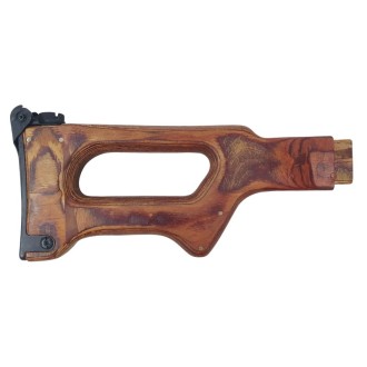 Wooden (plywood) buttstock for PKM machine gun, fitted to PK version