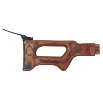 Wooden (plywood) buttstock for PKM machine gun, fitted to PK version