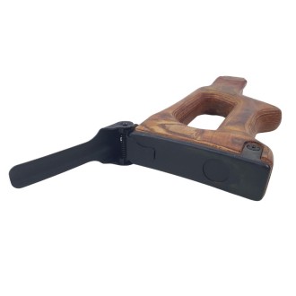 Wooden (plywood) buttstock for PKM machine gun, fitted to PK version