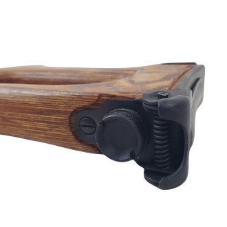 Wooden (plywood) buttstock for PKM machine gun, fitted to PK version