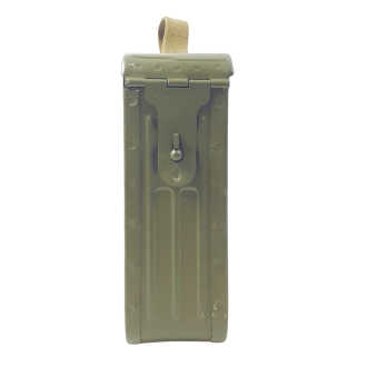 Soviet ammunition box with 7.62x54R belt, 200 rounds, aluminium