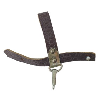 Frog for bayonet 6H3, 6H4 or 6H5, brown