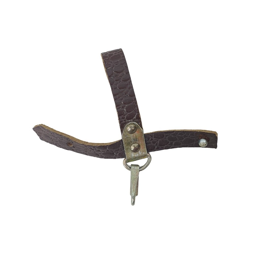 Frog for bayonet 6H3, 6H4 or 6H5, brown