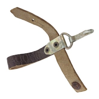 Frog for bayonet 6H3, 6H4 or 6H5, brown