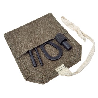 Utensils cover for Mosin, tarpaulin, ribbon, dark