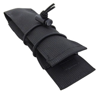 Baton holster, open, black