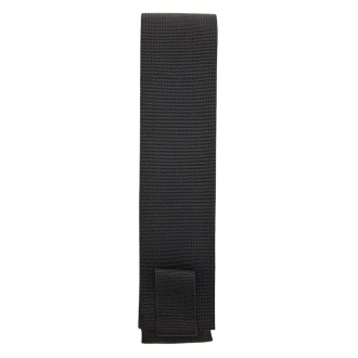 Baton holster, with flap, black