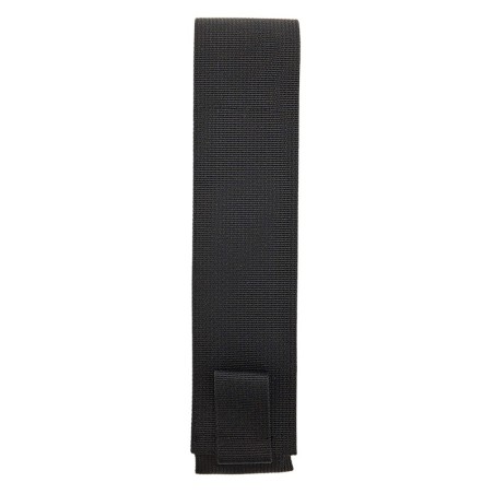 Baton holster, with flap, black