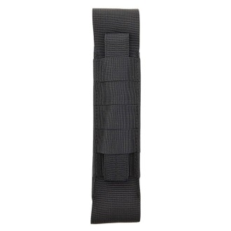Baton holster, with flap, black