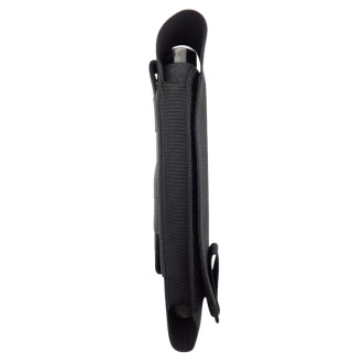 Baton holster, with flap, black
