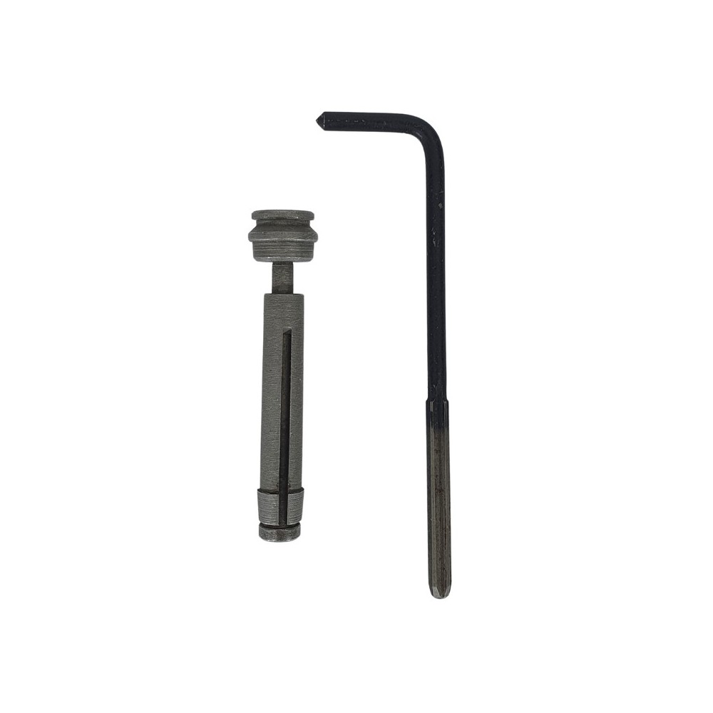 Broken shell extractor 7.62x39 and reamer key, grey