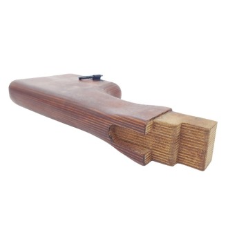 Wooden (plywood) buttstock for RPK light machine gun, dark