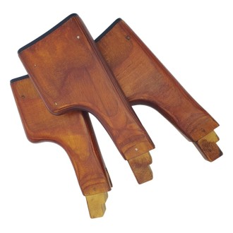Wooden (plywood) buttstock for RPK light machine gun, dark