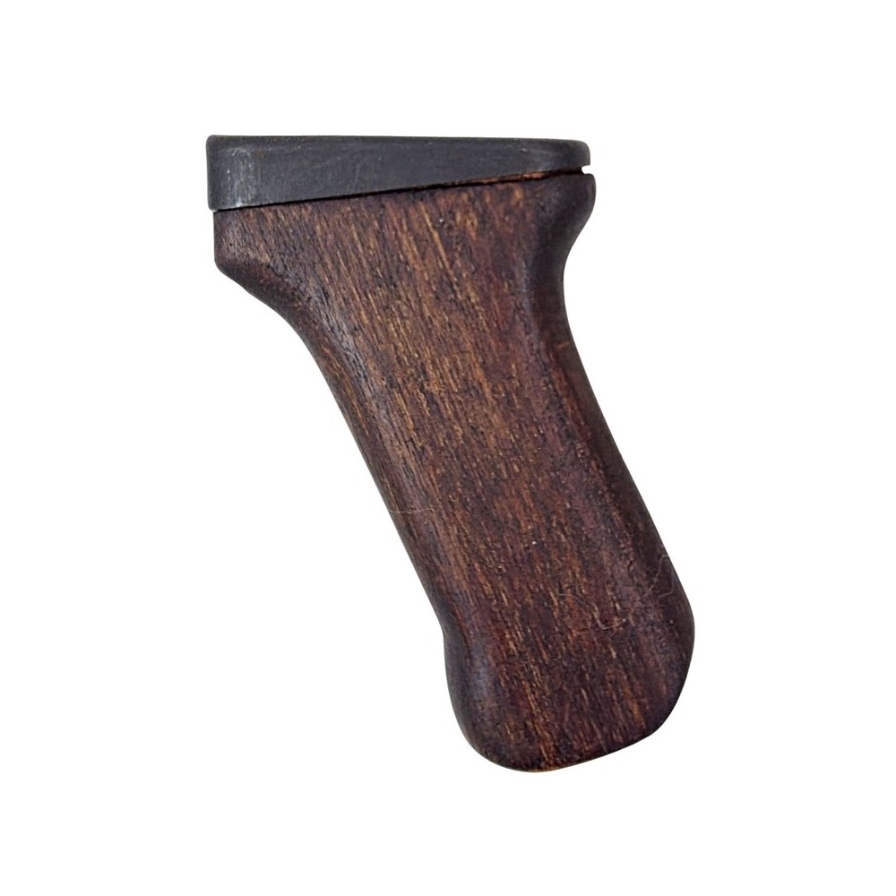 AK 47 grip, dark wood