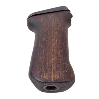 AK 47 grip, dark wood