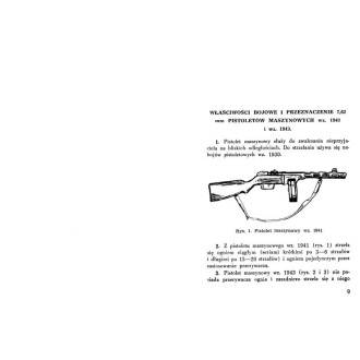 "7.62 mm submachine gun M 1941 and M 1943 - Description and use, principles and ways of shooting" - REPLICA