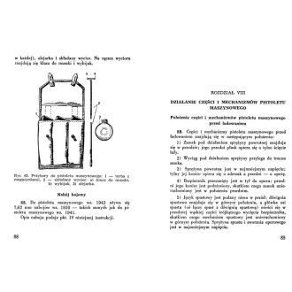 "7,62 mm pistolet maszynowy wz. 1941 i wz. 1943 - Opis i użytkowanie, zasady i sposoby strzelania" - REPLIKA