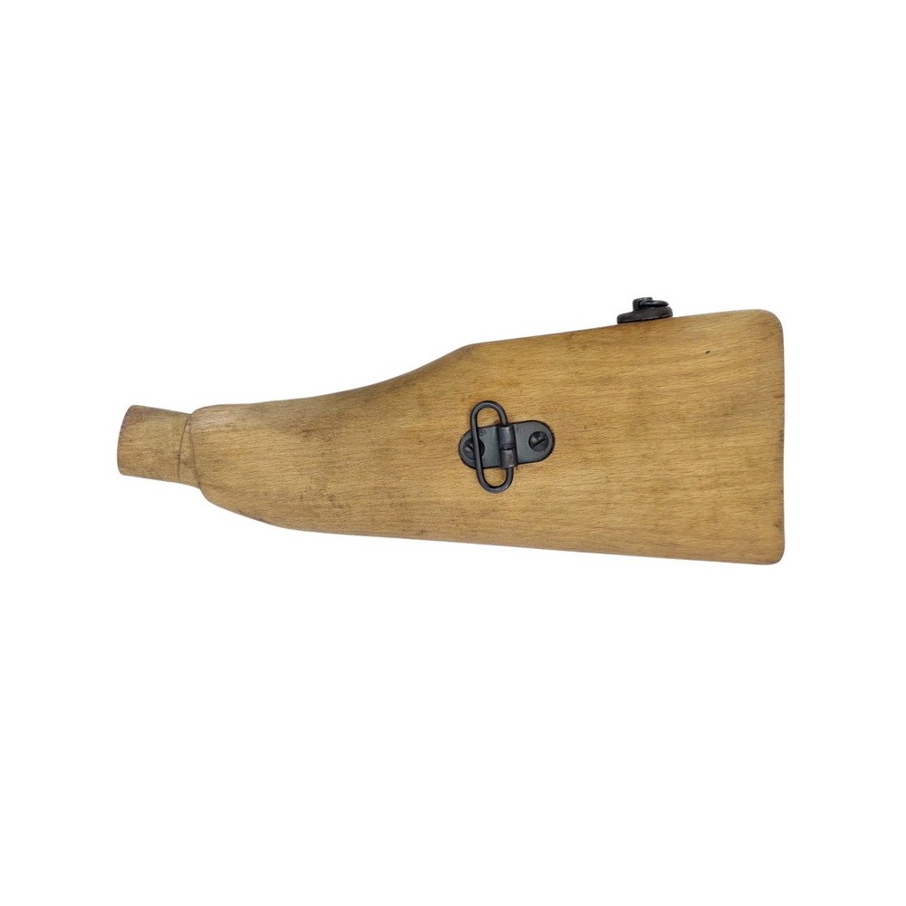 Wooden butt for the DPM machine gun