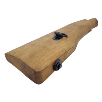 Wooden butt for the DPM machine gun
