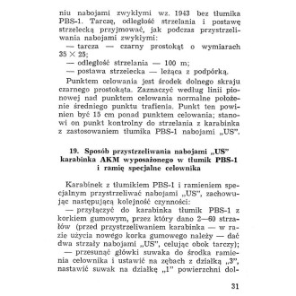 "Tłumik PBS-1 do 7,62 mm karabinka AKM - Opis i użytkowanie" - REPLIKA