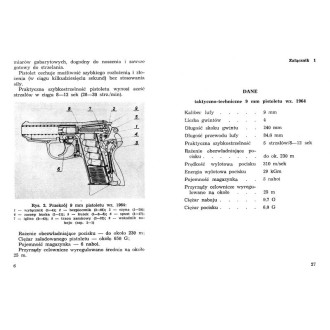 "9 mm Pistol M 1964 - Description and Use" - REPLICA