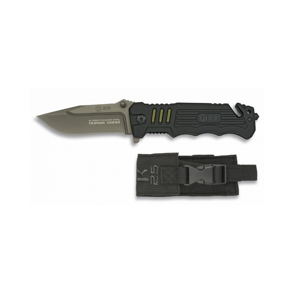 Pocket knife K25-19581, codura case