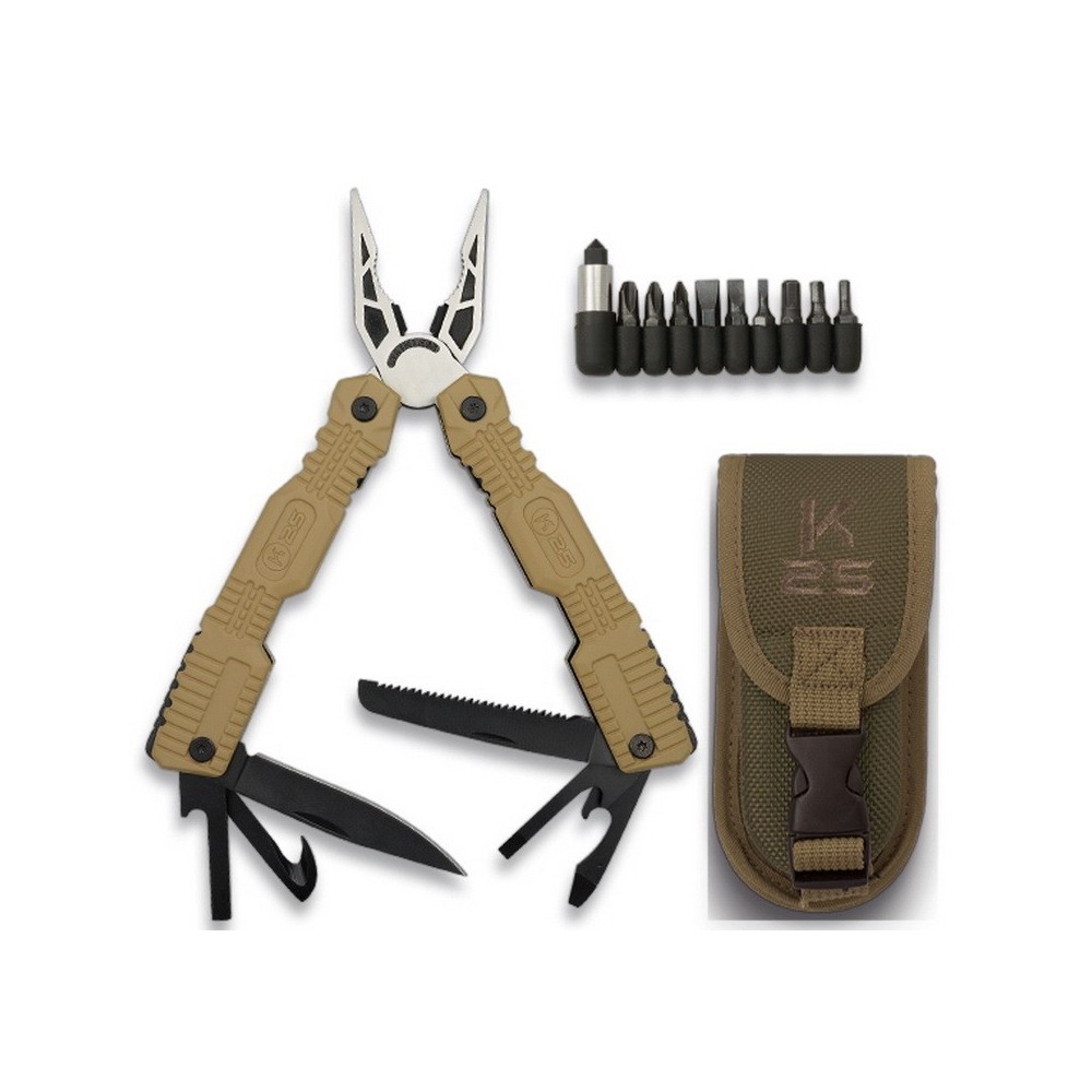 Multitool K25-33797, codura case, sand