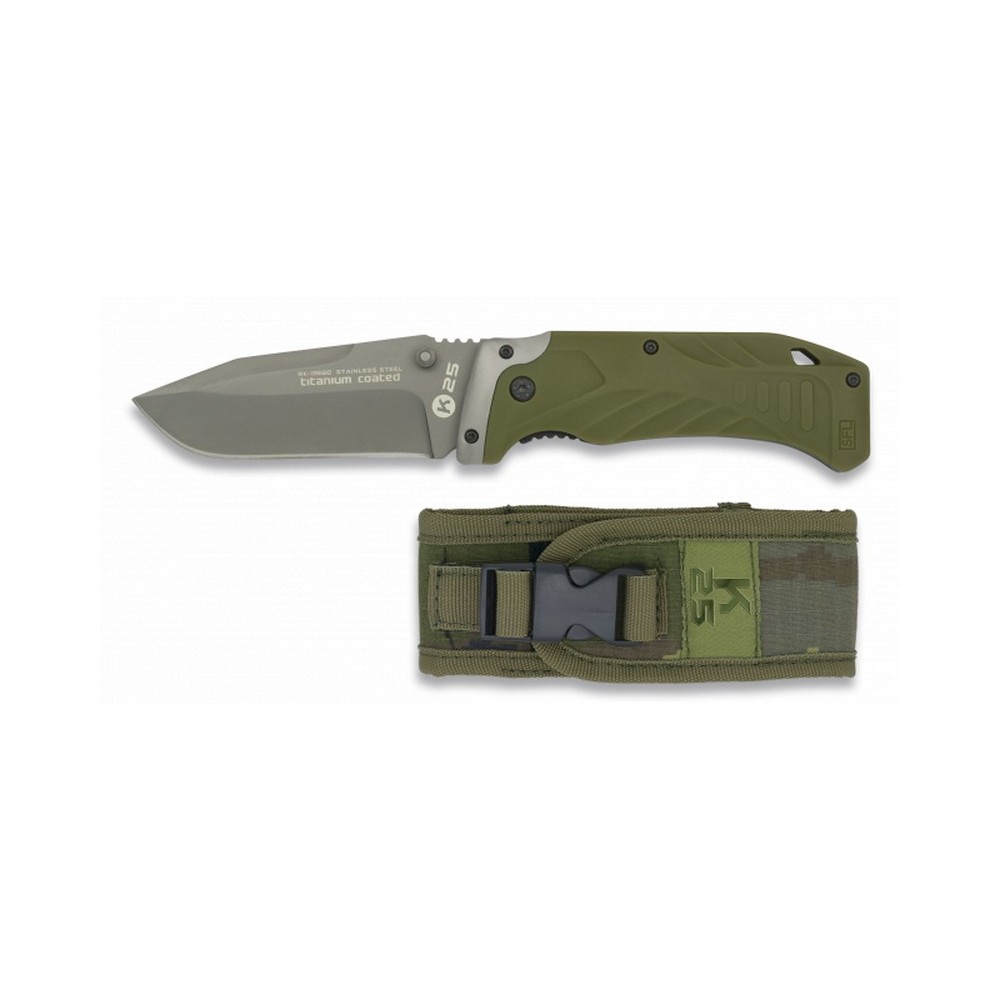 Pocket knife K25-19660, codura case