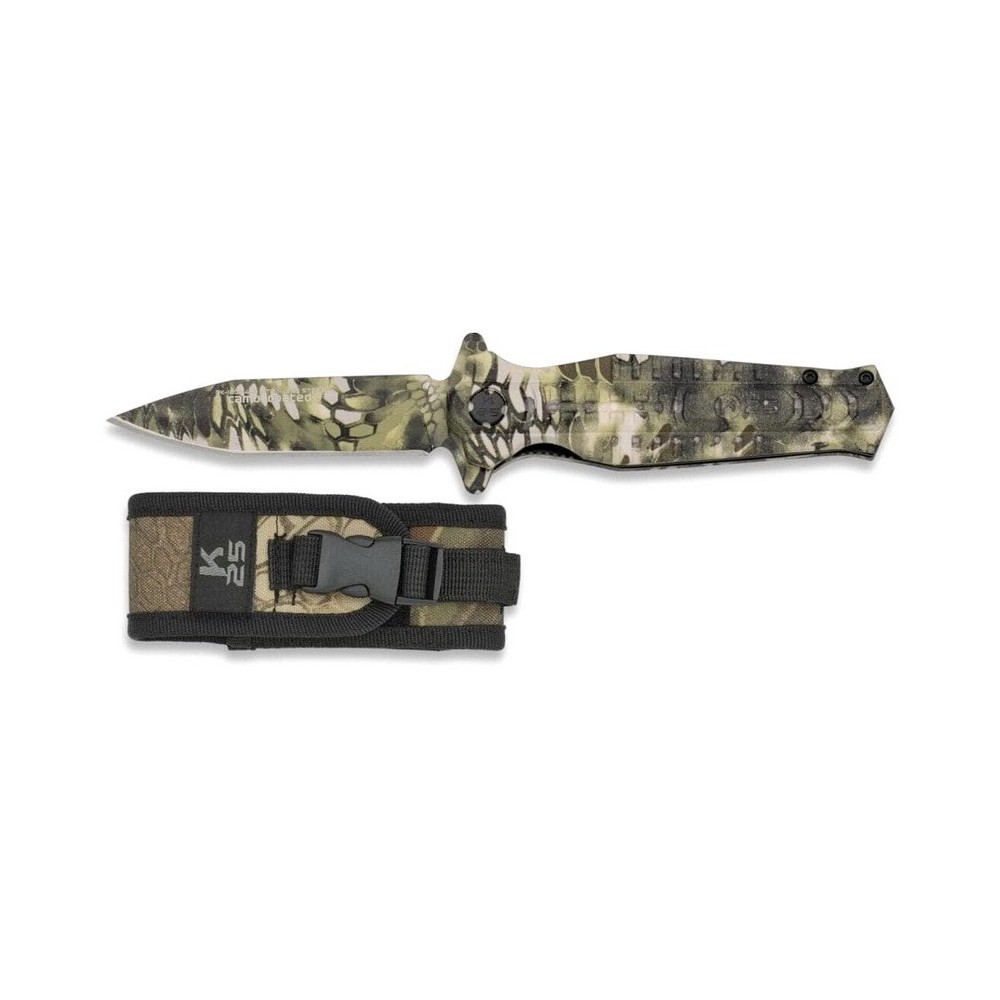 Pocket knife K25-18324-A, codura case