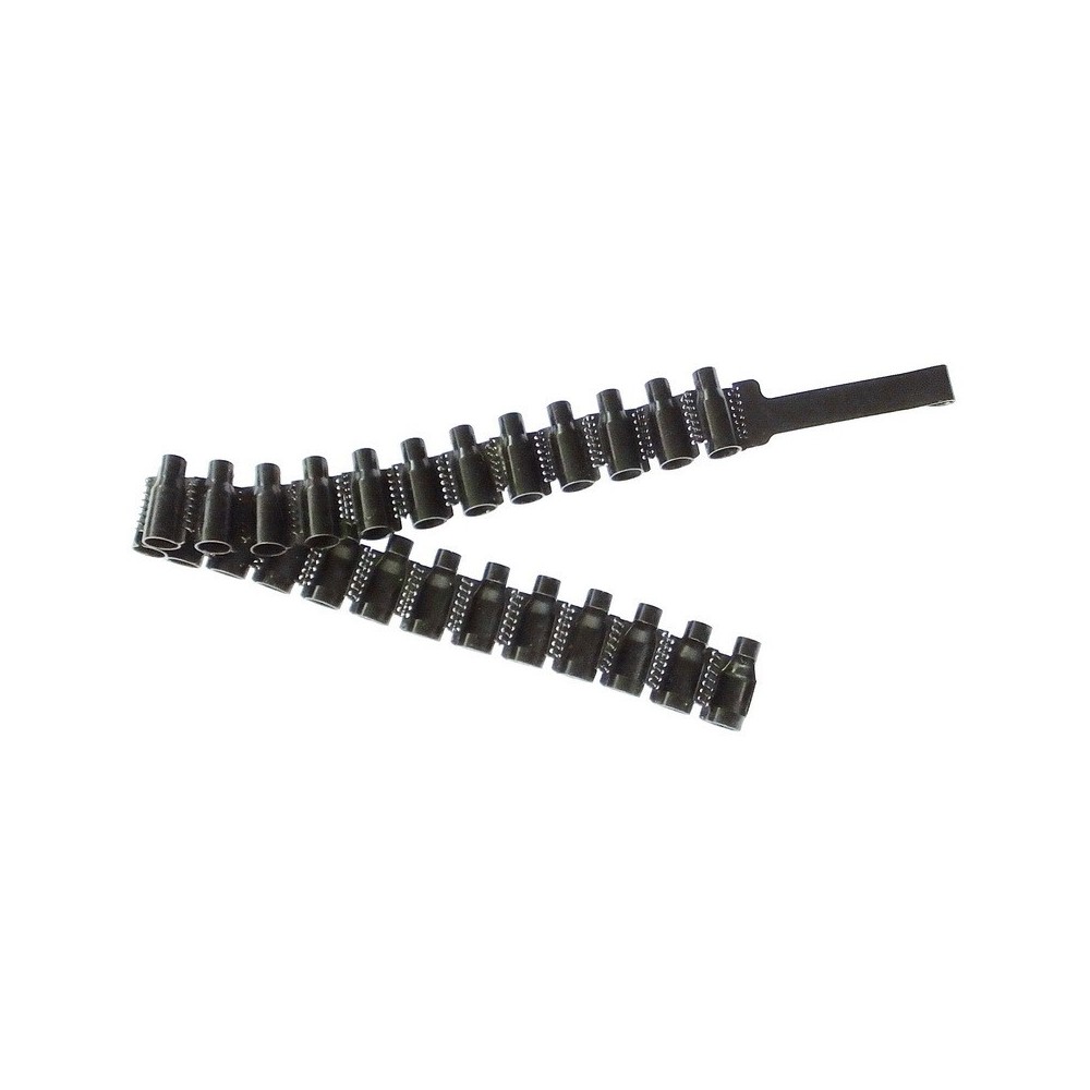 Assault tape for 25 7.62x54R ammo with feeder and connector