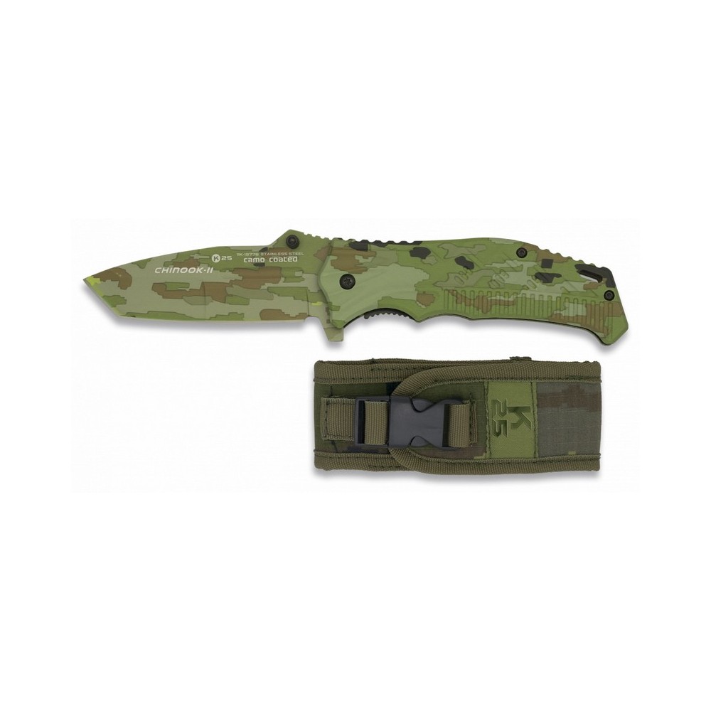 Pocket knife K25-19776, codura case