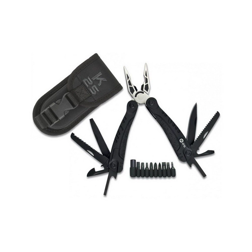 Multitool K25-33759, codura case, black