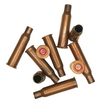 7,62x54R shells, steel, copper coating - 10 pcs