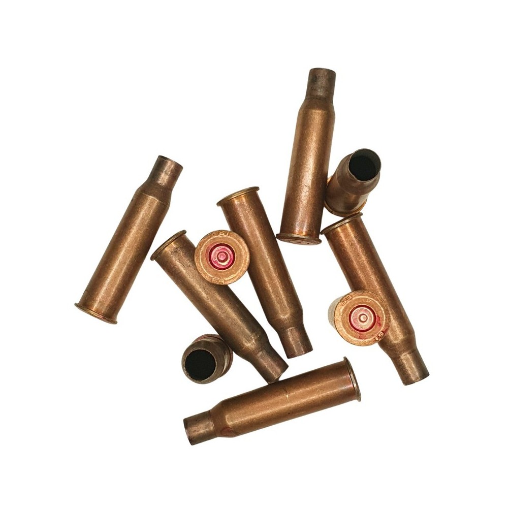 7,62x54R shells, steel, copper coating - 10 pcs